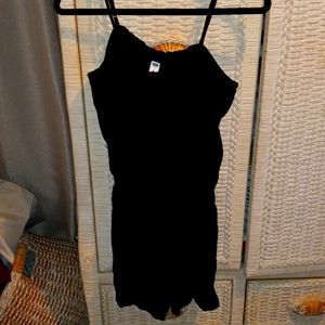 GENTLY WORN black old navy romper